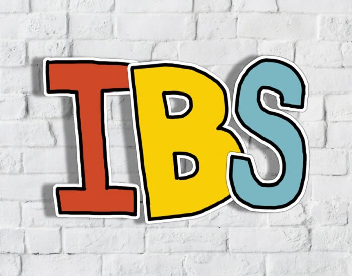 IBS letters mounted on a wall