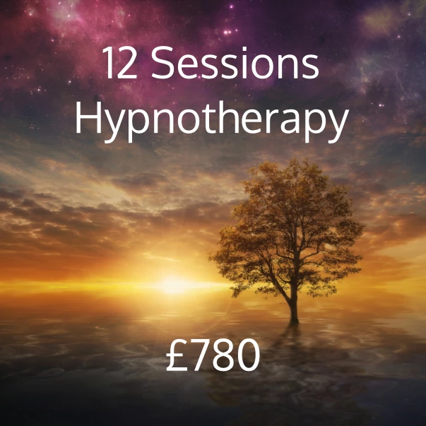 12 sessions of Hypnotherapy with Joan 12 sessions of Hypnotherapy badge