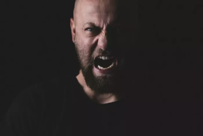 Man with anger management problems