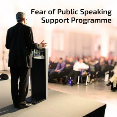 Click here to visit Joan's fear of public speaking support programme Fear of Public Speaking Support Badge