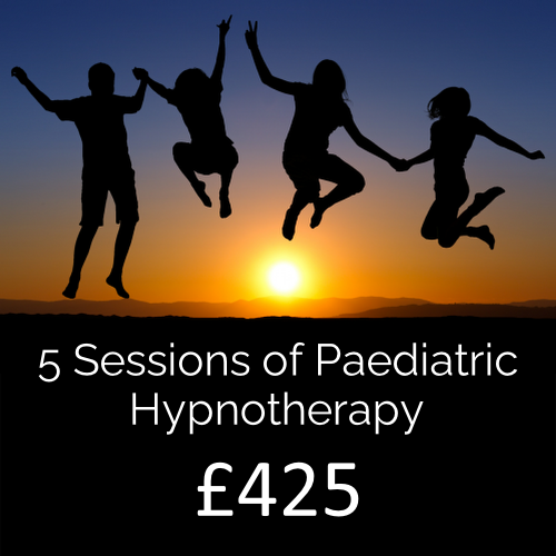5 sessions of Paediatric Hypnotherapy with Joan Paediatric 5 Session Block WooCommerce Badge 425