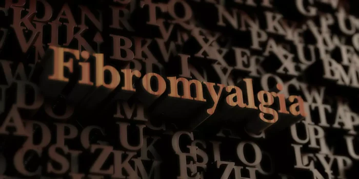 Fibromyalgia written in wooden blocks