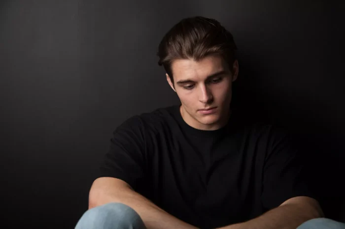Young man suffering with erectile dysfunction
